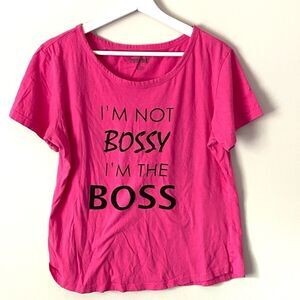 Metro zone I’m not bossy I’m the boss graphic Tee